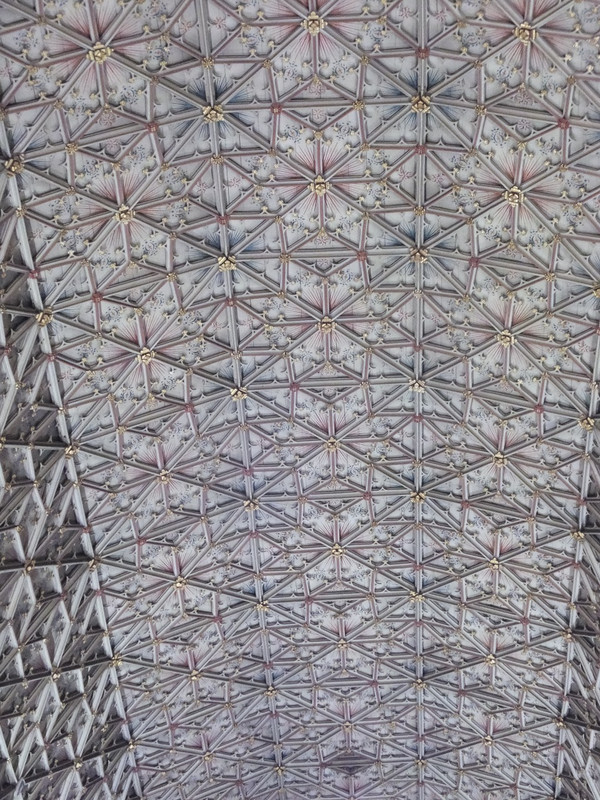 Part of the ceiling
