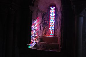 A small window in the castle chapel