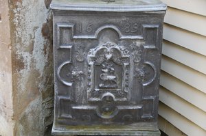Lead box from 1689