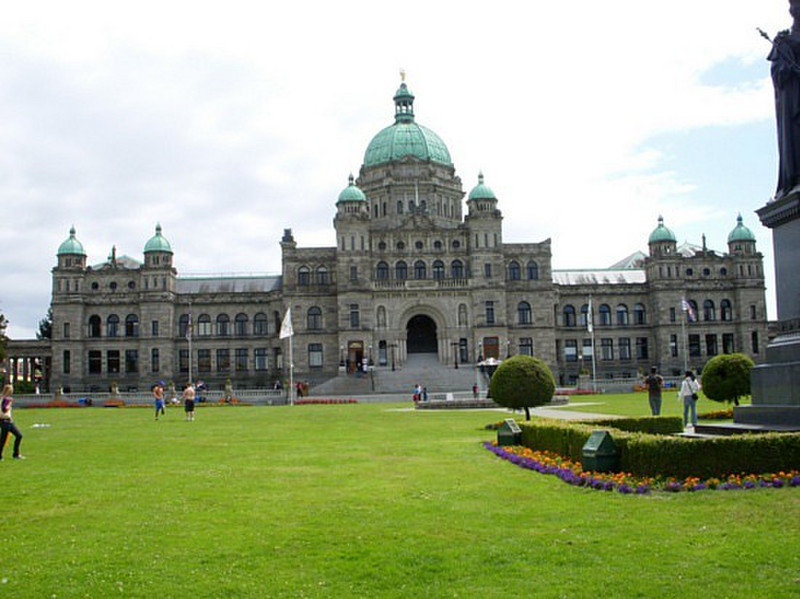 The Parliment building in Victoria