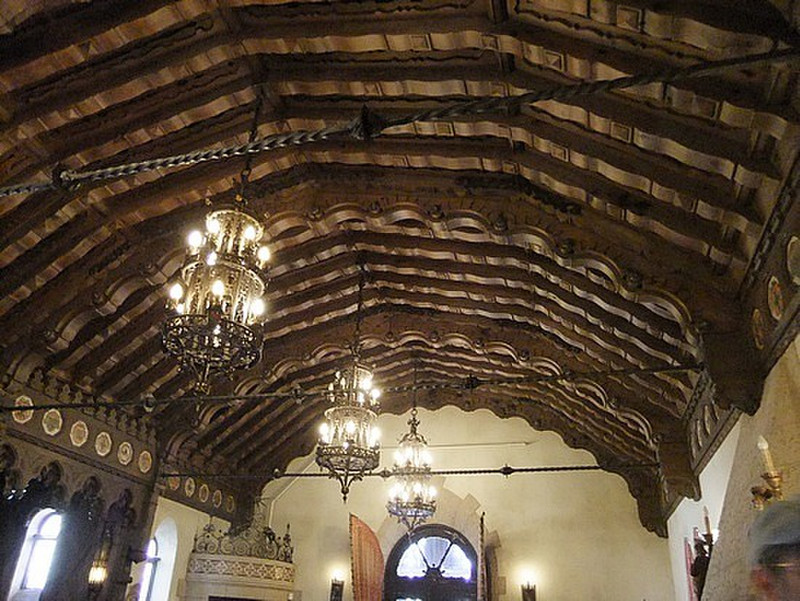 Ceiling in the music room
