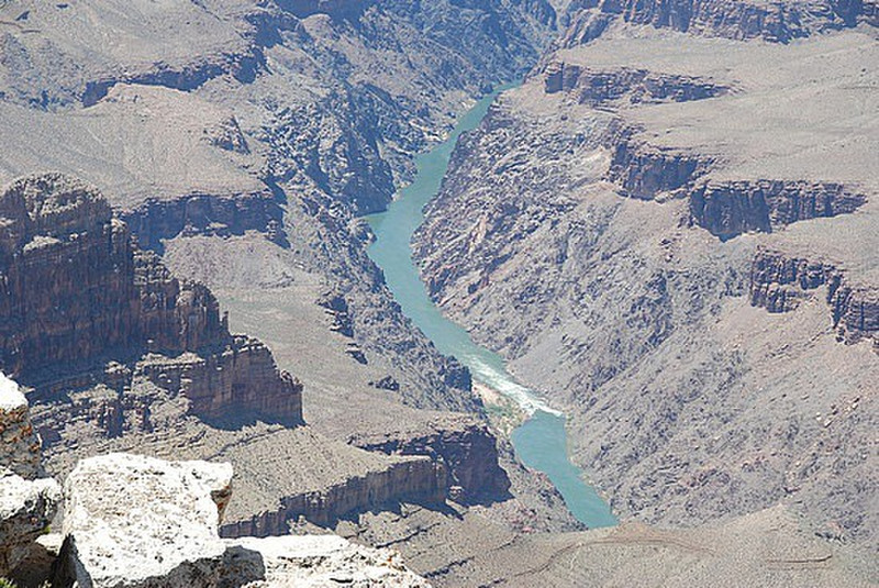 Colorado River at the bottom