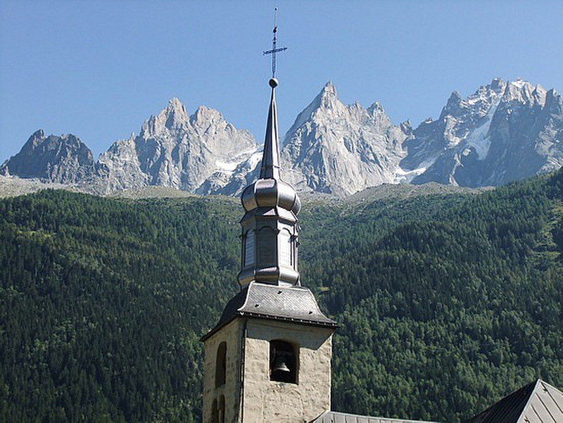 From the town of Mount Blanc