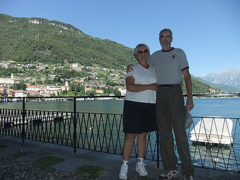 Stacy and I at Lake Como
