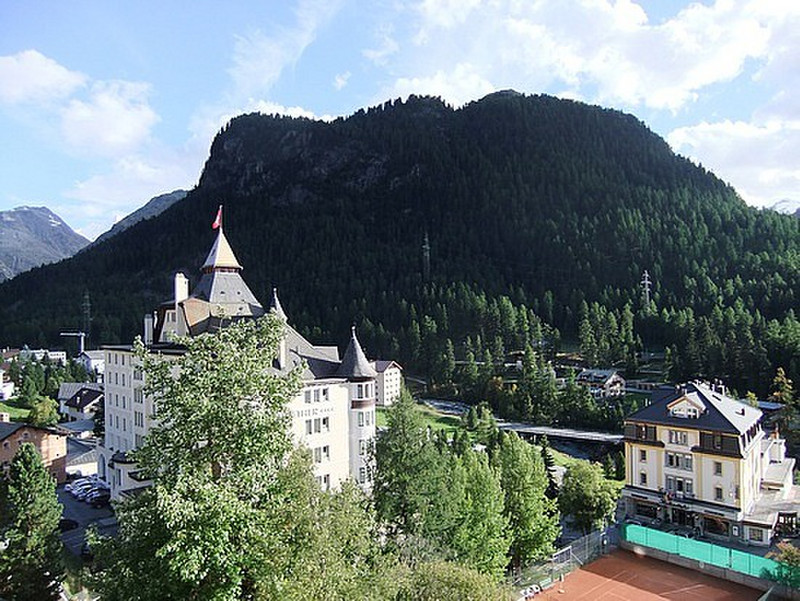 from our room in Pontresina