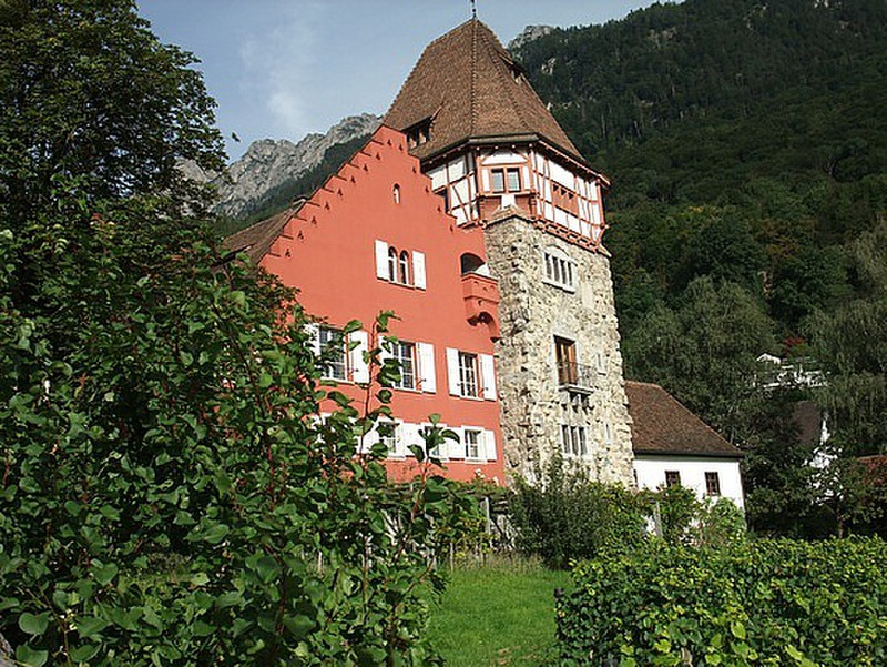 oldest house in Vaduz, rock part built in 1100