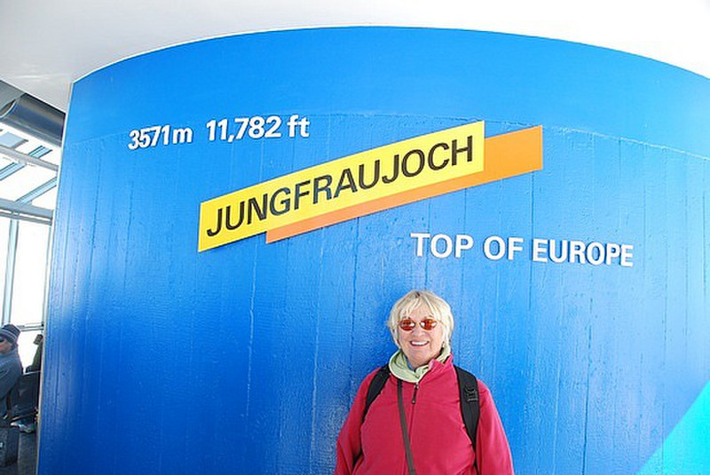Stacy at the Jungfrau