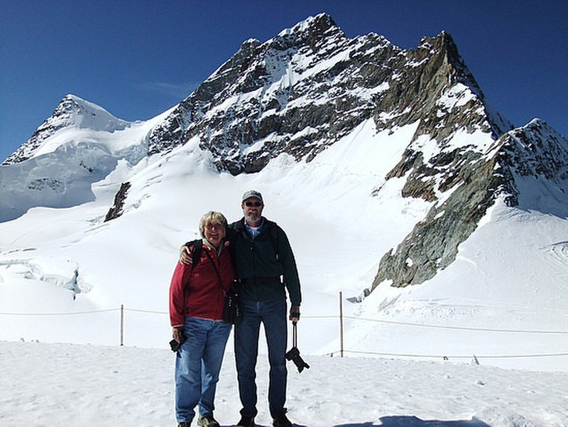 Us with the Jungfrau mountain behind us.