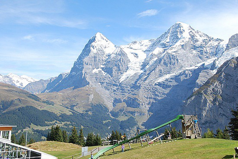 Typical view in Gimmelwald