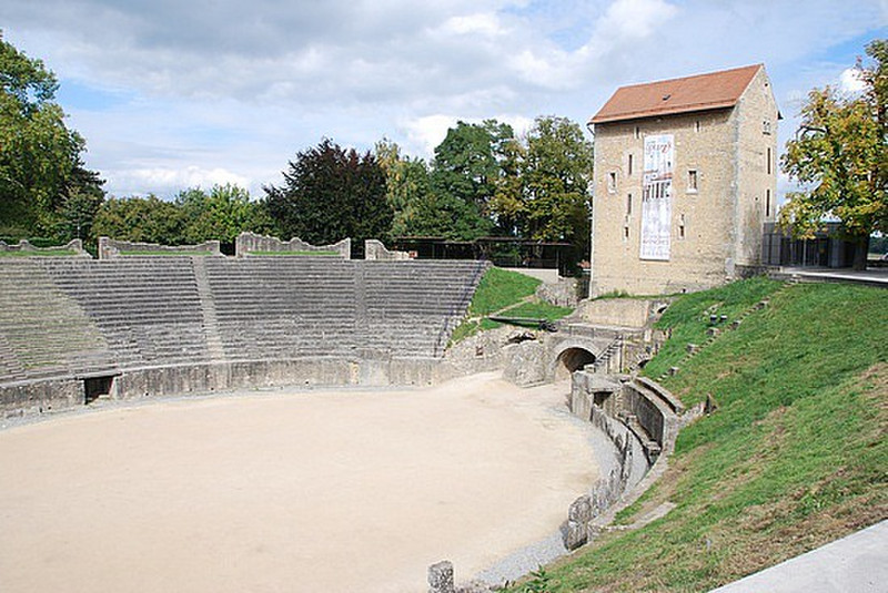 The Roman amphitheater in Avenches