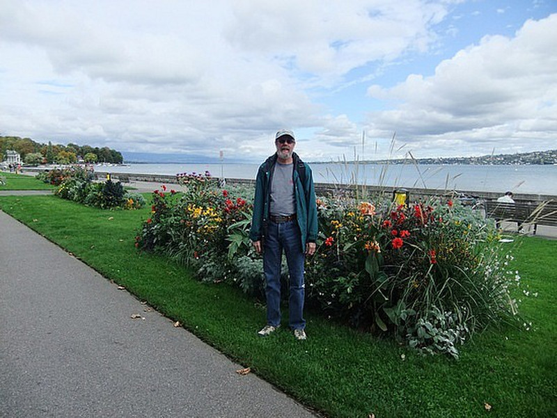 Me in the park in Geneva