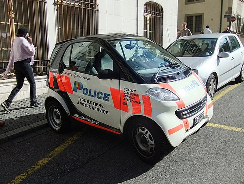 Geneva police car