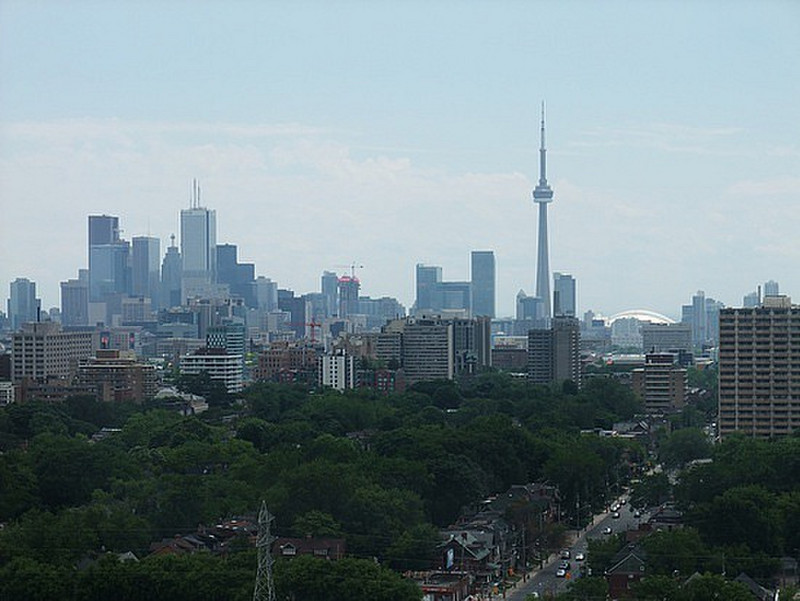 downtown Toronto from Casa Loma