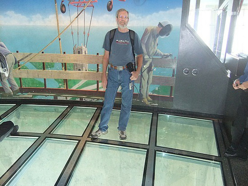 me on the glass