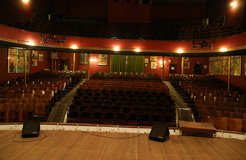 The opera house from the stage
