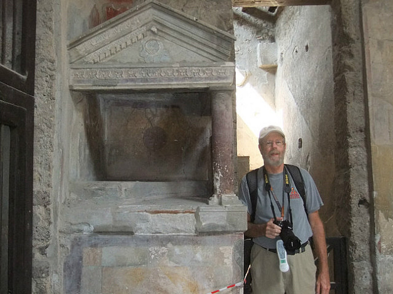 Me in a 2000 year old house
