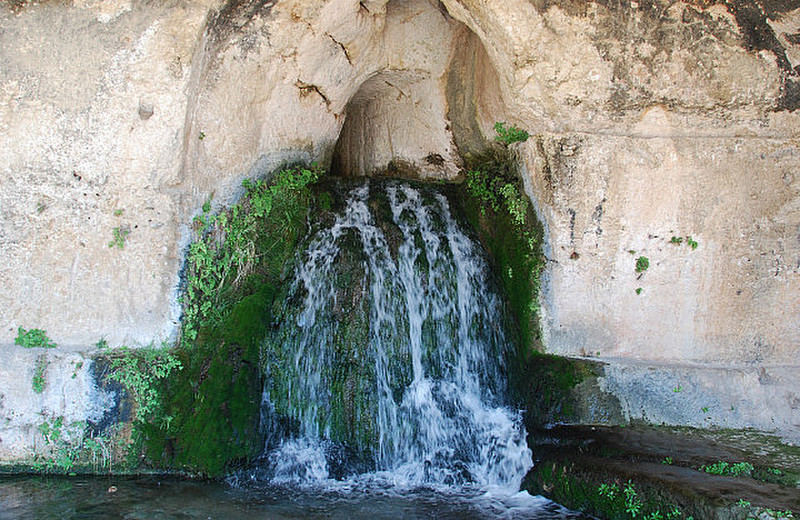Waterfall from Roman aquaduct