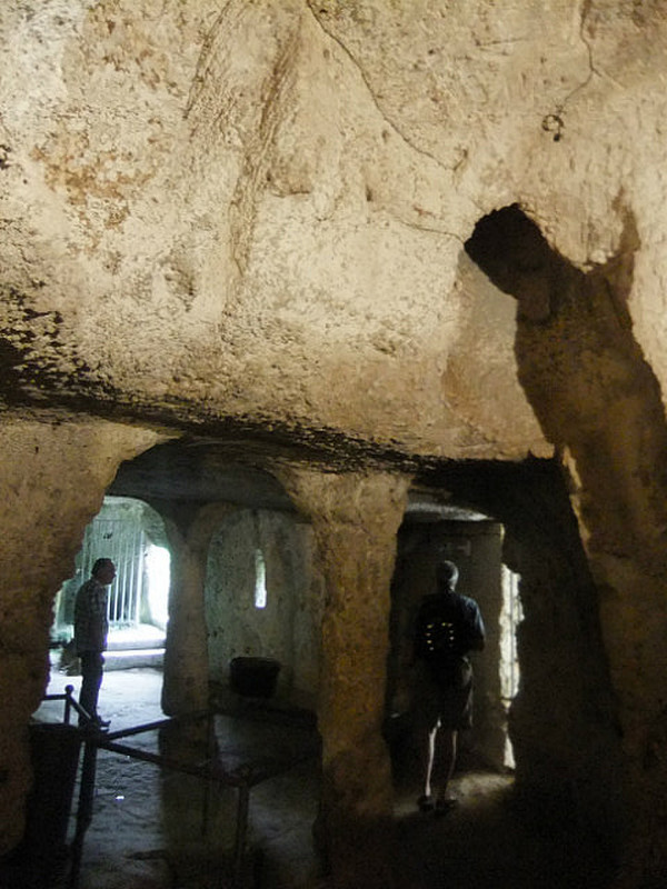 The crypt at the Santuario