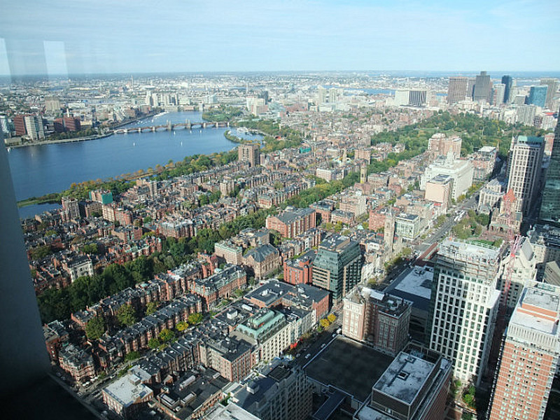 From the top of the Prudential building