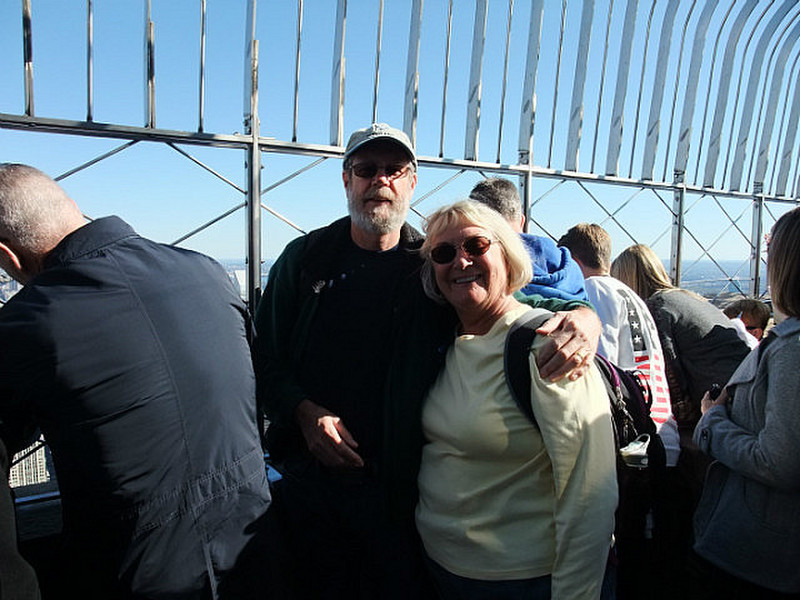 Us on top of the Empire State Building
