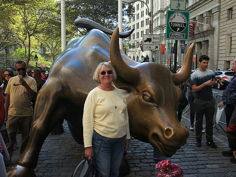 Stacy and the bull