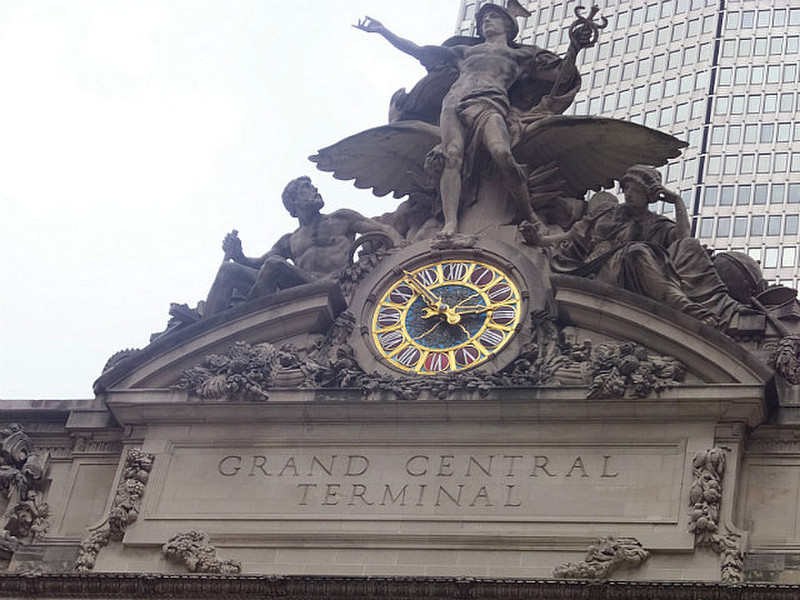 Outside Grand Central Station