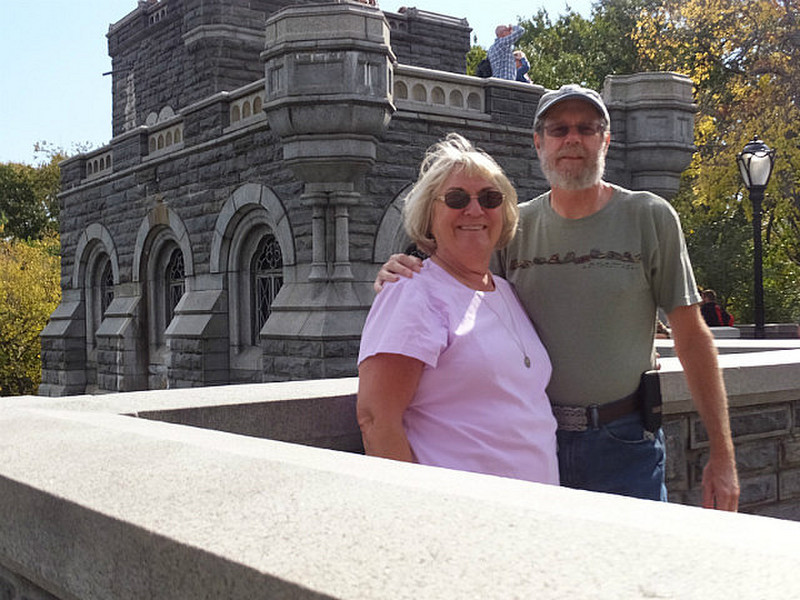 Stacy and I at Belvedere Castle