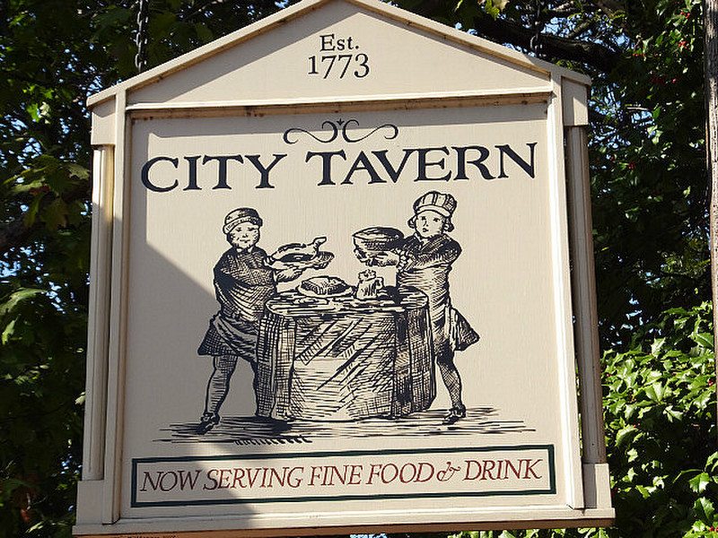 City Tavern sign