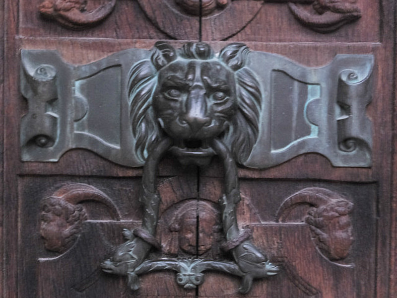 door knocker from Notre-Dame 