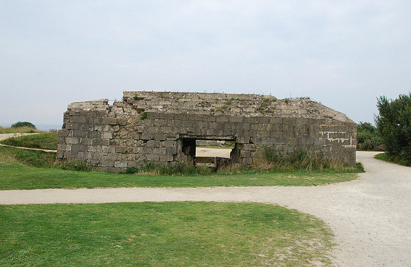 bunker near the point