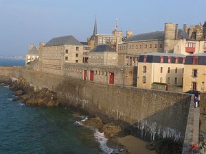 The walls around St. Malo