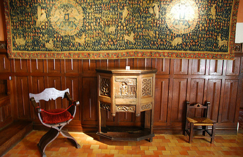Inside Langeais Chateau, 16th century