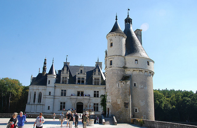 Chenonceau Chateau from the front