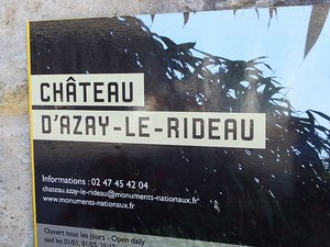 Sign at the Chateau