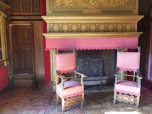 Fireplace seating 