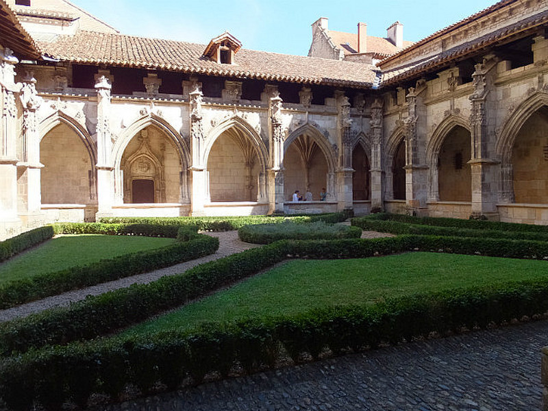 The cloisters at the church