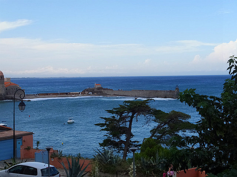 Collioure from our balcony
