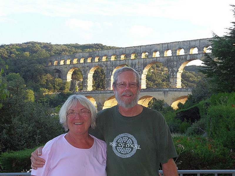 Us by the Pont Du Gard