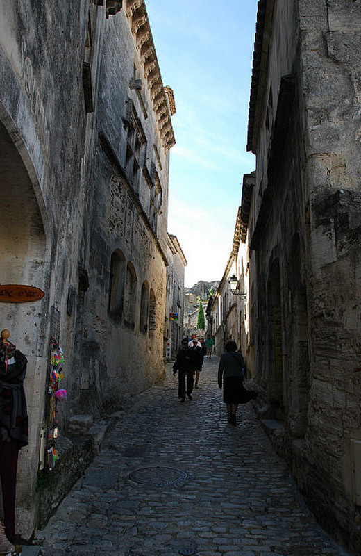 A street in Les Baux
