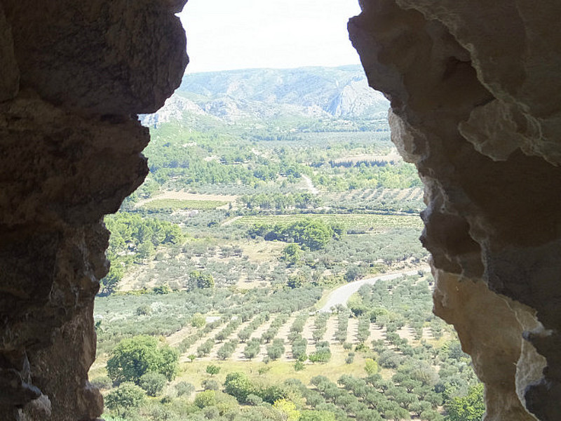 The valley from Les Baux