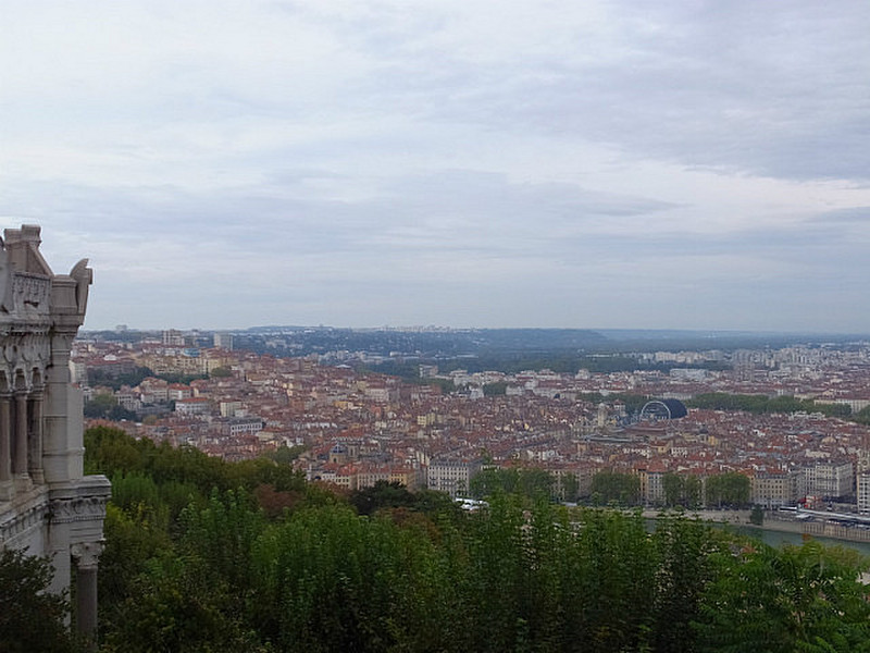View of Lyon from the Cathedral