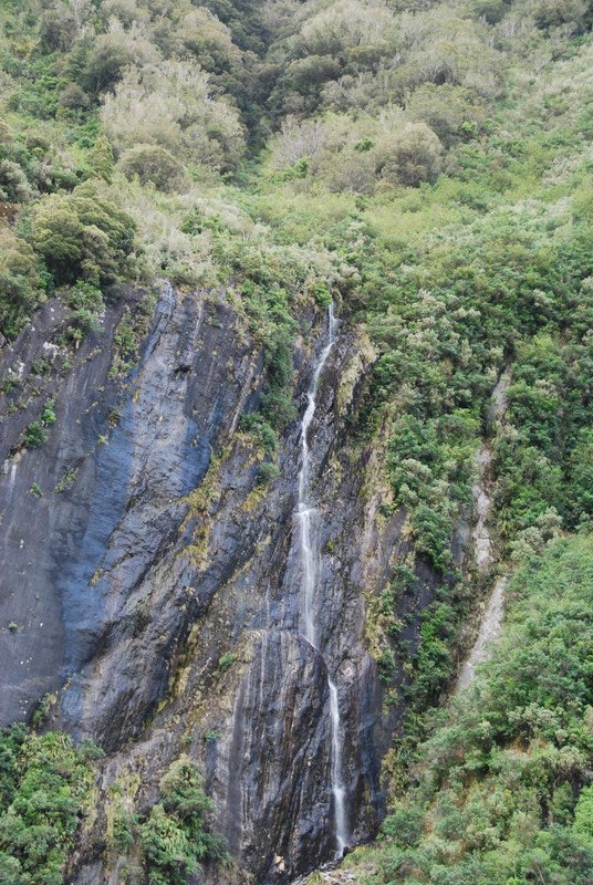 Waterfall along the road