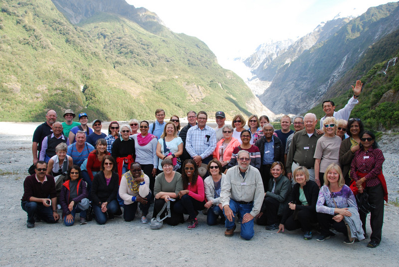 Our group at the glacier