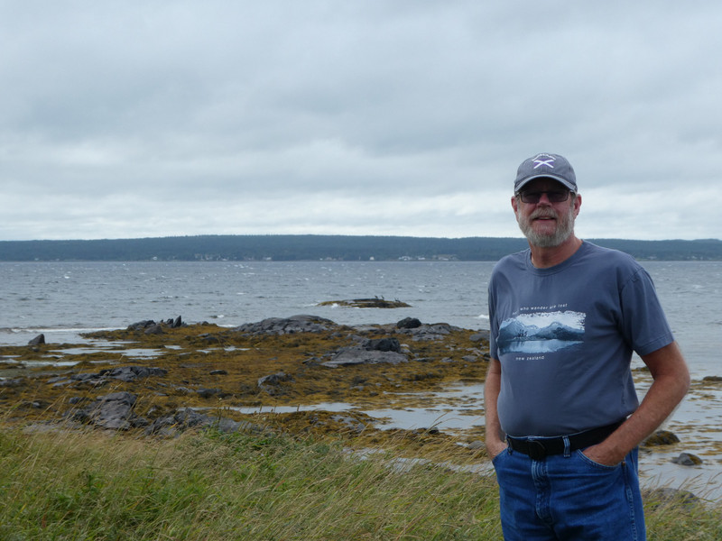 Me relaxing by the Bay of Gander