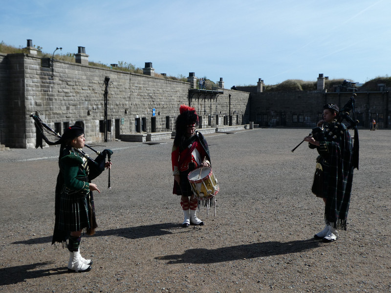 Scottish Pipers at the Citadel.