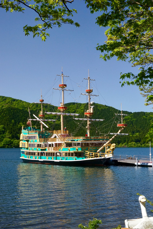 Pirate ship, Lake Ashi