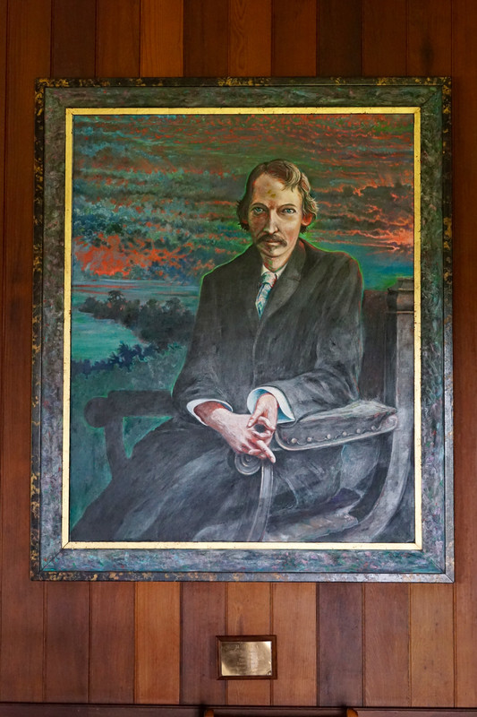Robert Louis Stevenson portrait (by Everett Scott)
