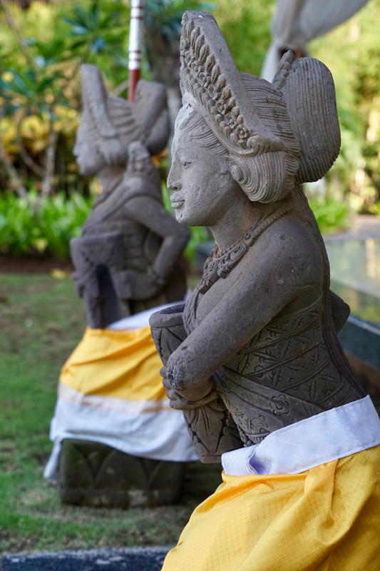 Beachfront statues, Nusa Dua