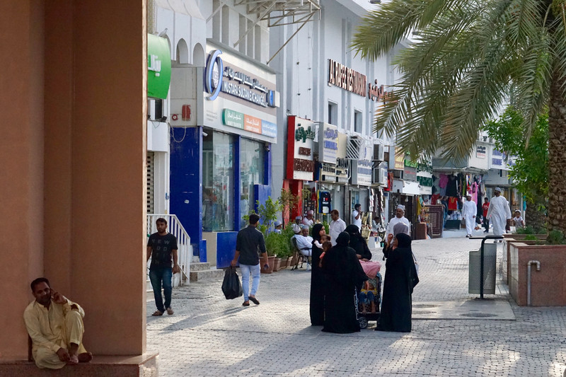 Outside the souk, Mutrah