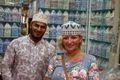 Issy buys a hat, Mutrah Souk
